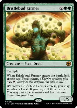 FOIL] 逆棘芽の農家/Bristlebud Farmer 【英語版】 [BIG-緑MR