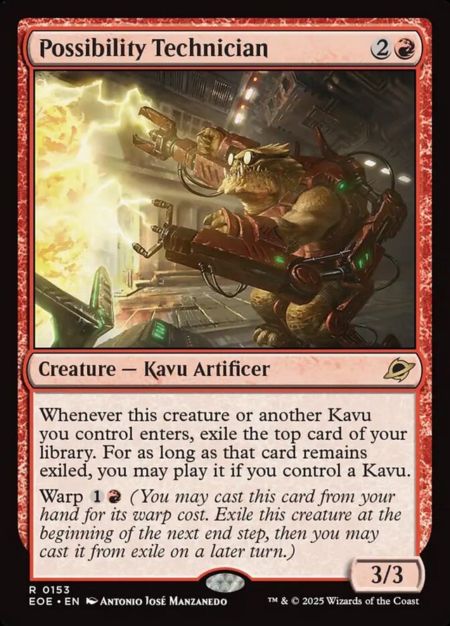 MTG マッドネス　ドレッジ　用カードセット　復讐蔦　恐血鬼　虚ろな者 血まみれ角の略奪者 (Gorehorn Raider) · Foundations (FDN) #89