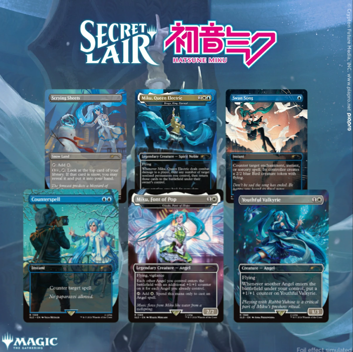Secret Lair Winter Superdrop2025 Secret Lair x Hatsune Miku