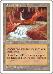 MTG (日)地底の大河 / Underground River【5ED】 地底の大河/Underground River》[5ED] 土地R | 日本最大級 MTG