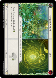 Rampant Growth//Life 蔓延//生命　【cold foil】 Rampant Growth//Life 蔓延//生命 【cold foil】 TCG専門店 蓮屋