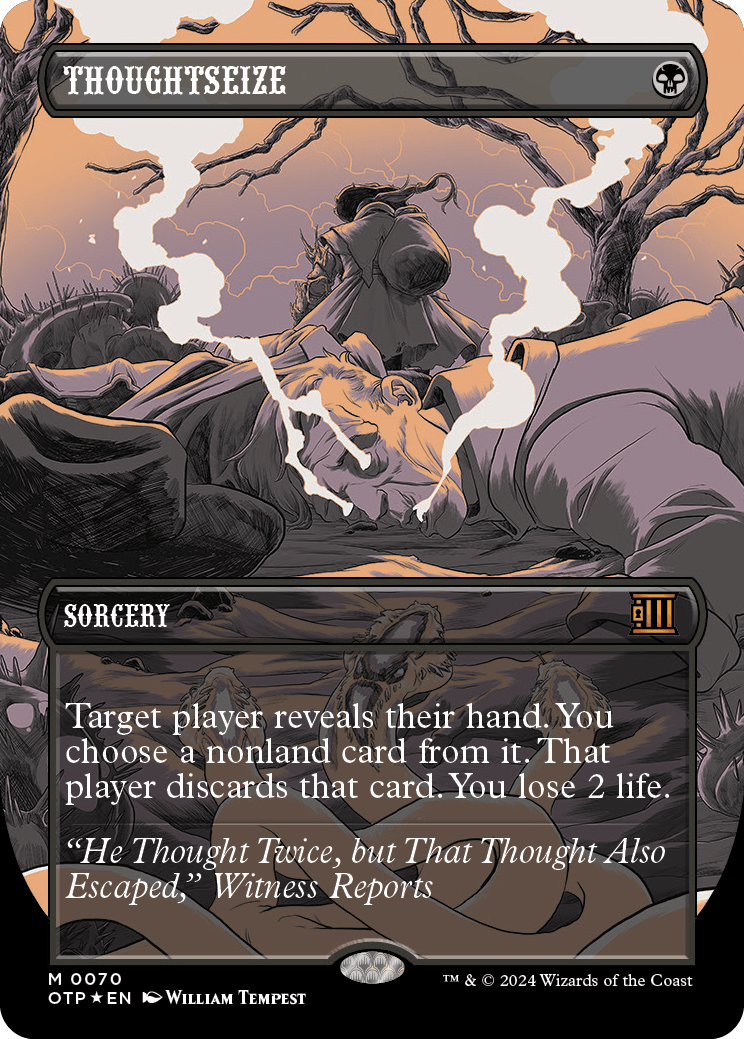 スケールモデル 新作 思考囲い/Thoughtseize(OTP) | TCG-SHOP Suzunone（すずのね） マジック：ザ・ギャザリング