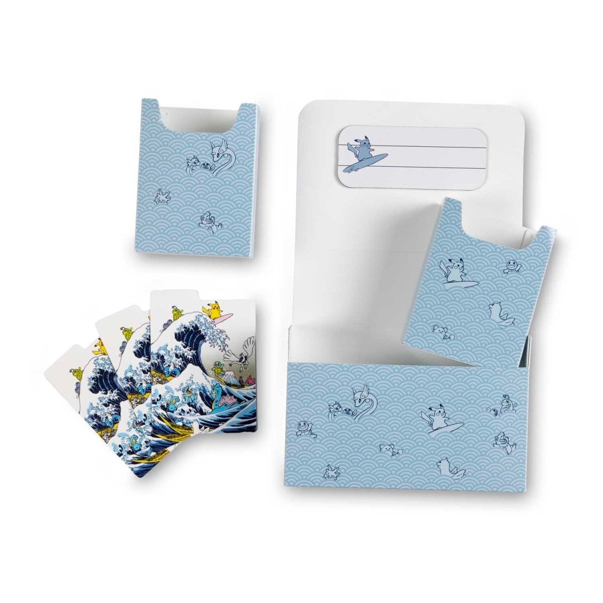 海外ポケモンセンター限定　葛飾北斎ピカチュウダブルデッキケース　Pokémon TCG: Great Wave Pikachu & Friends  Double Deck Box